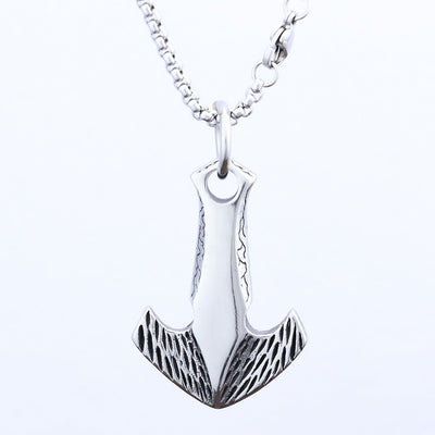 Retro - style Minimalist Anchor - shaped Titanium Steel Pendant Retro And Minimalist - Zambeel