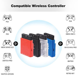 RetroScaler BlueRetro Wireless Game Controllers Adapter Nintendo Switch Game Contorller - Zambeel