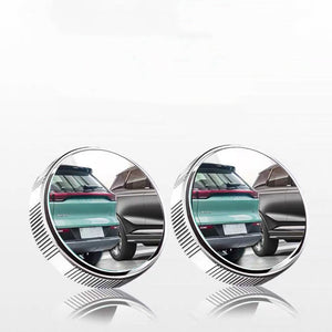 Reversing Small Round Mirror 360 - degree Adjustable, Wide Field Of View, Wide - angle Blind Spot Mirror, Reflective Mirror, Rainproof - Zambeel