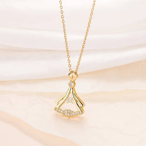 Rhinestone Decor Pendant Necklace - Zambeel