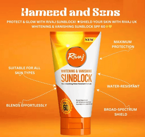Rivaj - Whitening & Vanishing Sunblock SPF 60 - Zambeel