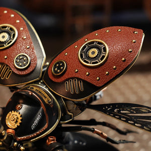 Robotime Rokr Metal 3D Puzzles Games Rhinoceros Beetle Punk Style Gift For Birthday Easy Assembly Mechanical Design Toys - MI01 - Zambeel