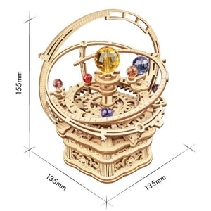 Robotime Rokr Music Box 3D Wooden Puzzle Building Kits Game Assembly Model Toys for Children Kids Birthday Christmas Gifts AMK51 - Zambeel