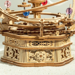 Robotime Rokr Music Box 3D Wooden Puzzle Building Kits Game Assembly Model Toys for Children Kids Birthday Christmas Gifts AMK51 - Zambeel