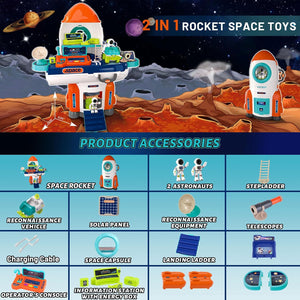 Rocket Space Toys for Kids - Zambeel