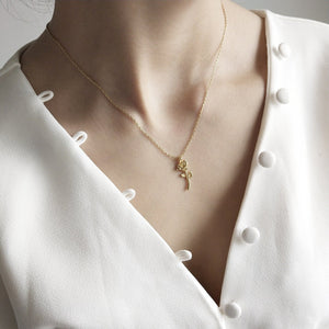 Rose Gold Necklace Necklace Necklace - Zambeel