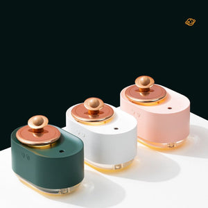 Rotating Planet Humidifier Car Mute Spray Humidification USB Charging Water Replenishment Cute Night Light - Zambeel