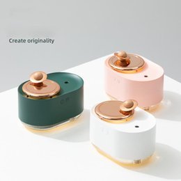 Rotating Planet Humidifier Car Mute Spray Humidification USB Charging Water Replenishment Cute Night Light - Zambeel