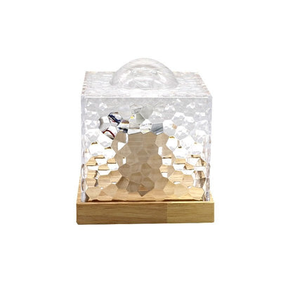 Rotating Water Ripple Small Night Lamp Creative Bedside - use Flame Ambience Light - Zambeel