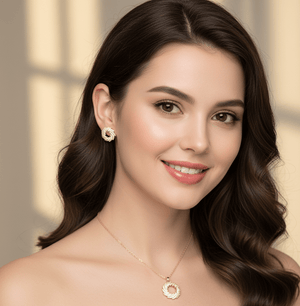 Royal Crown Circle Jewelry Set - Zambeel