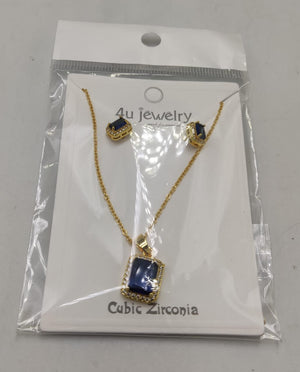 Royal Gemstone Necklace Set - Zambeel