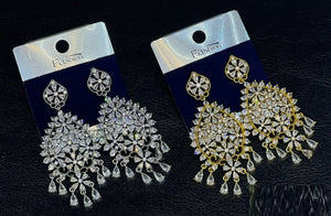 Royal Tear Crystal Danglers - Zambeel