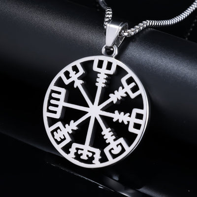 Runic Personality Retro Fashion Titanium Steel Pendant - Zambeel
