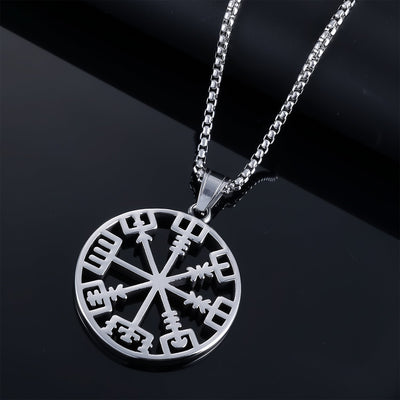 Runic Personality Retro Fashion Titanium Steel Pendant - Zambeel