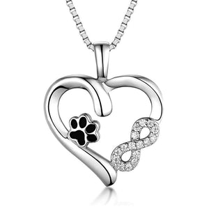S925 Fashionable Pet Dog Paw Necklace - Zambeel