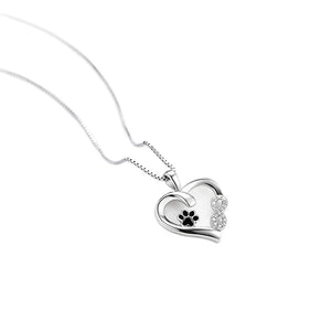 S925 Fashionable Pet Dog Paw Necklace - Zambeel