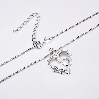 S925 Fashionable Pet Dog Paw Necklace - Zambeel