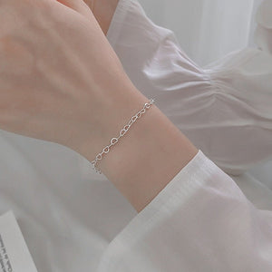 S925 Silver Heart Bracelet Simple Temperament Heart - shaped - Zambeel
