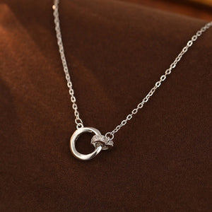 S925 Silver Mobius Double Ring Bracelet - Zambeel