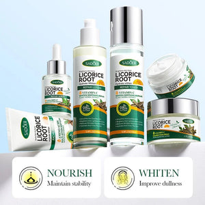 Sadoer - Licorice Root Whitening Skin Care Set (Original) - Zambeel