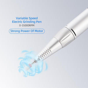 Salon Portable Manicure Drill Pedicure Drill Professional Nail Drill Machine - Zambeel