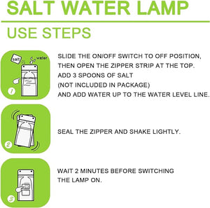 Salt and Water LED Lamp - Zambeel