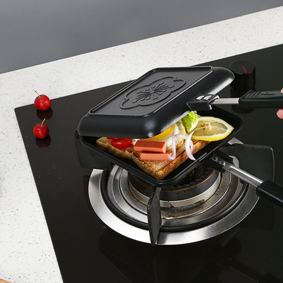 Sandwich Frying Pan Induction Cooker Breakfast Pot Artifact - Zambeel