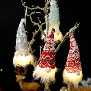 Santa Faceless Doll With Lighted Pendant - Zambeel