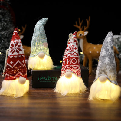Santa Faceless Doll With Lighted Pendant - Zambeel