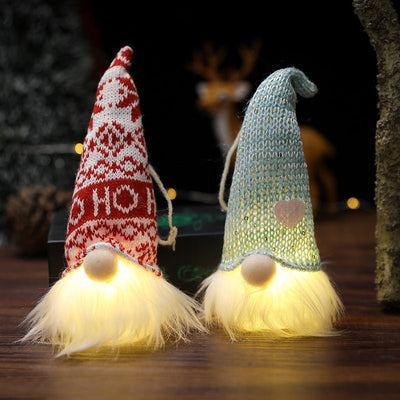 Santa Faceless Doll With Lighted Pendant - Zambeel
