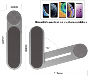 Screen Support Holder Laptop Side Mount Connect Tablet Bracket Multifunctional Bracket Adjustable Cell Phone Holder - Zambeel