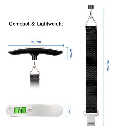 Selling T Scale Portable Electronic Baggage Scale 50kg Outdoor Travel Small Scale - Zambeel