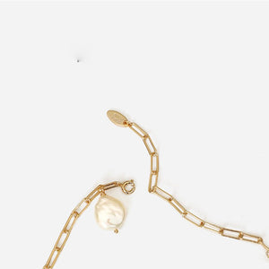 Shaped Pearl Necklace - Zambeel