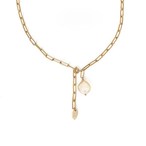 Shaped Pearl Necklace - Zambeel