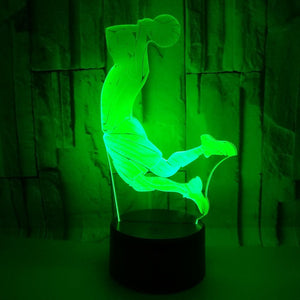Shooting 3D night light smart home decoration light LED - Zambeel