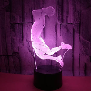 Shooting 3D night light smart home decoration light LED - Zambeel