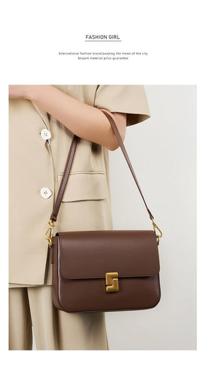 Shoulder Messenger Bag Versatile Retro Underarm - Zambeel