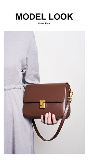 Shoulder Messenger Bag Versatile Retro Underarm - Zambeel