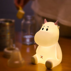 Silica Gel Lamp Bedroom Bedside Pat USB Charging Dimming Timing Light - Zambeel