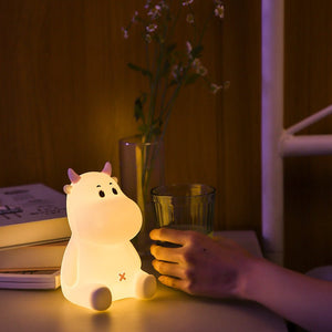 Silica Gel Lamp Bedroom Bedside Pat USB Charging Dimming Timing Light - Zambeel