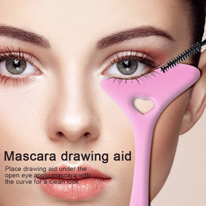 Silicone Eyeliner Stencil Wing Tip Mascara Drawing Lipstick Aid Face Cream Applicator For Beginners Makeup Tool Eyeliner Stencils Silicone Winged Tip Eyeliner Aid Eyebrow Pencil Stencil Reusable - Zambeel