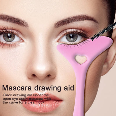 Silicone Eyeliner Stencil Wing Tip Mascara Drawing Lipstick Aid Face Cream Applicator For Beginners Makeup Tool Eyeliner Stencils Silicone Winged Tip Eyeliner Aid Eyebrow Pencil Stencil Reusable - Zambeel