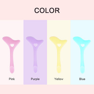 Silicone Eyeliner Stencil Wing Tip Mascara Drawing Lipstick Aid Face Cream Applicator For Beginners Makeup Tool Eyeliner Stencils Silicone Winged Tip Eyeliner Aid Eyebrow Pencil Stencil Reusable - Zambeel
