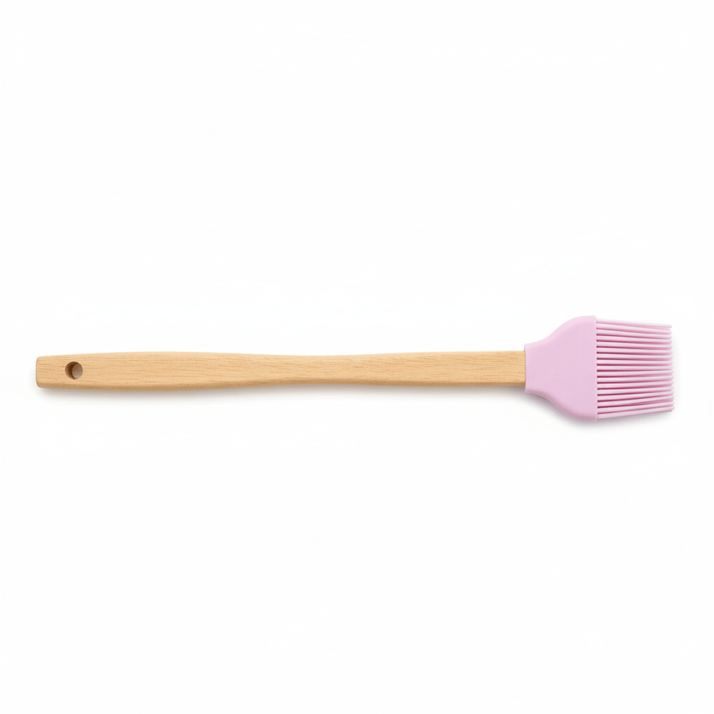 Silicone Oil Brush with Wooden Handle - Zambeel