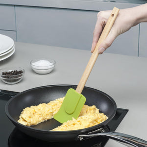 Silicone Spatula with Wooden Handle - Zambeel