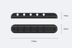 Silicone Storage Cable Management Cable Clamp - Zambeel