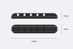 Silicone Storage Cable Management Cable Clamp - Zambeel