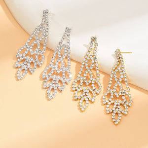 Silver Crystal Stone Gold And Silver Color Necklace Suit - Zambeel