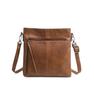Simple And High - end Textured Artificial Leather Retro Men's And Women's Handbags Fashion - Zambeel