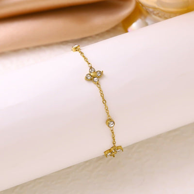 Simple And Versatile Retro Niche Floral Hand Jewelry - Zambeel
